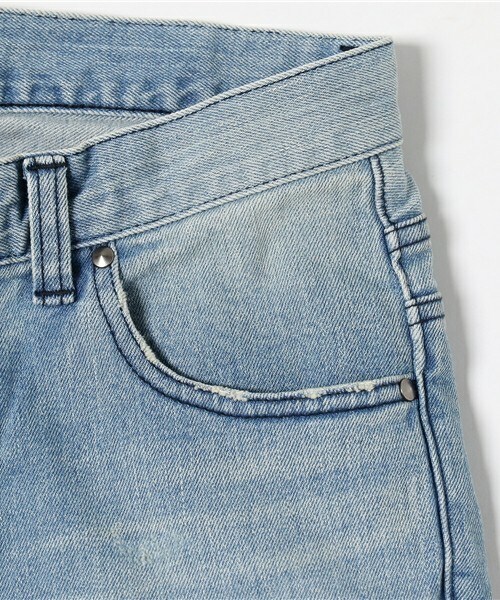 DIET BUTCHER(ダイエットブッチャー)の「DIET BUTCHER SLIM SKIN ダメージル-ズフィットデニム(デニムパンツ・メンズ・ダークブルー・1/2)」の15枚目の写真