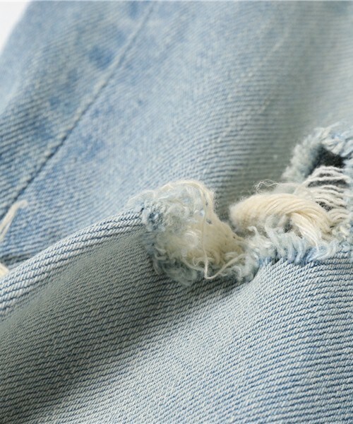 DIET BUTCHER(ダイエットブッチャー)の「DIET BUTCHER SLIM SKIN ダメージル-ズフィットデニム(デニムパンツ・メンズ・ダークブルー・1/2)」の16枚目の写真