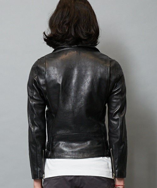 beautiful people（ビューティフルピープル）の「beautiful people ヴィンテージレザーライダースジャケット（ライダースジャケット・メンズ・ブラック・170/180）」の9枚目の写真