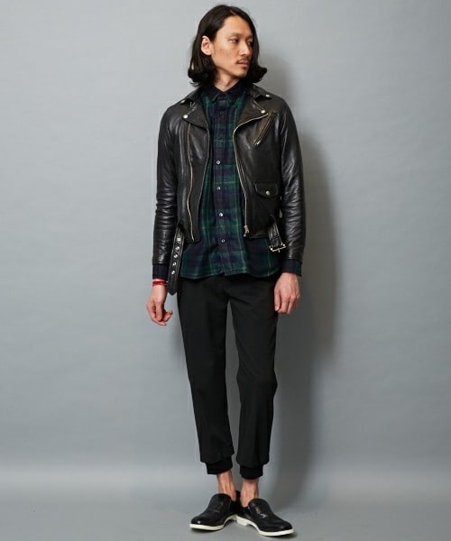 beautiful people（ビューティフルピープル）の「beautiful people ヴィンテージレザーライダースジャケット（ライダースジャケット・メンズ・ブラック・170/180）」の5枚目の写真