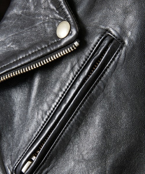 beautiful people（ビューティフルピープル）の「beautiful people ヴィンテージレザーライダースジャケット（ライダースジャケット・メンズ・ブラック・170/180）」の17枚目の写真