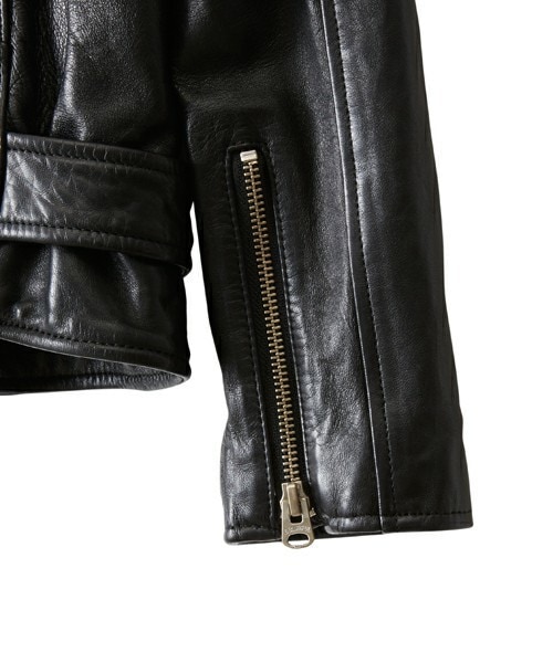 beautiful people（ビューティフルピープル）の「beautiful people ヴィンテージレザーライダースジャケット（ライダースジャケット・メンズ・ブラック・170/180）」の20枚目の写真