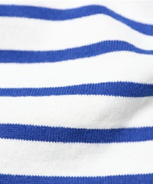 FREDY&GLOSTER(フレディアンドグロスター)の「21/2 度詰天竺半袖プルオーバーカットソー(Tシャツ/カットソー・レディース・ホワイト系その他/ネイビー/ブルー系その他・36/38)」の10枚目の写真