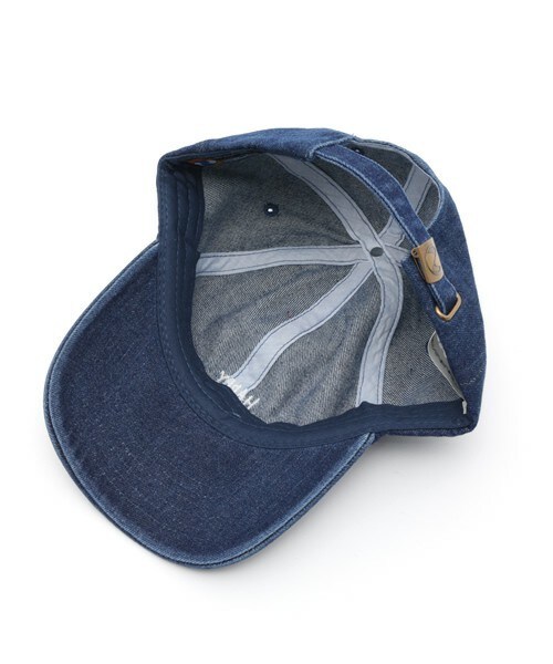 FREDY&GLOSTER（フレディアンドグロスター）の「【FINEBOYS掲載】HAPPY SMILE CAP（キャップ・メンズ・ブラック/ベージュ/ライトインディゴブルー/ダークインディゴブルー/ピンク/グリーン系カモフラージュ・FREE）」の9枚目の写真