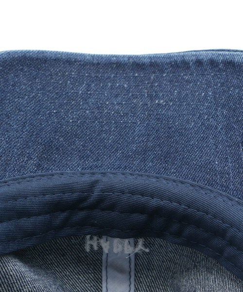 FREDY&GLOSTER（フレディアンドグロスター）の「【FINEBOYS掲載】HAPPY SMILE CAP（キャップ・メンズ・ブラック/ベージュ/ライトインディゴブルー/ダークインディゴブルー/ピンク/グリーン系カモフラージュ・FREE）」の13枚目の写真