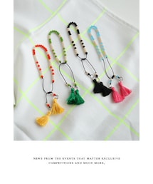 Miamasvin | タッセル付きビーズブレスレット(その他)