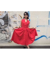 no brand（ノーブランド）の「マリリンモンロー風ワンピース（T