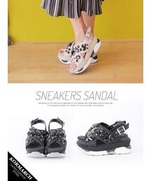 KORMARCH | 楽チン!ビジュースニーカーサンダル(サンダル)