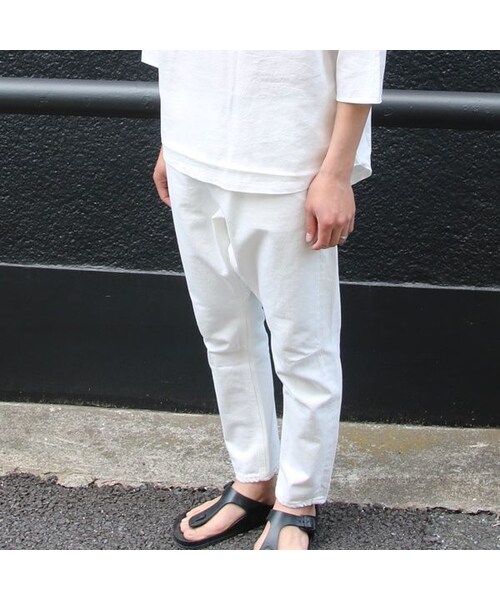 Audience（オーディエンス）の「[AUD3350] Upscape Audience 赤耳ホワイトデニムロークロッチアンクルパンツ（デニムパンツ・メンズ・その他）」の6枚目の写真