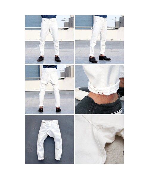Audience（オーディエンス）の「[AUD3350] Upscape Audience 赤耳ホワイトデニムロークロッチアンクルパンツ（デニムパンツ・メンズ・その他）」の8枚目の写真