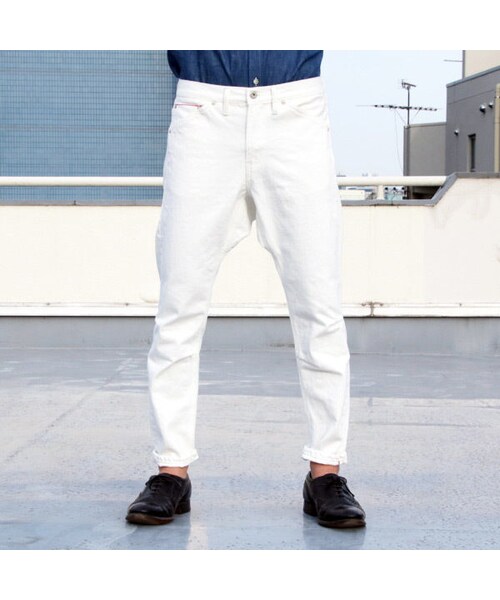 Audience（オーディエンス）の「[AUD3350] Upscape Audience 赤耳ホワイトデニムロークロッチアンクルパンツ（デニムパンツ・メンズ・その他）」の11枚目の写真