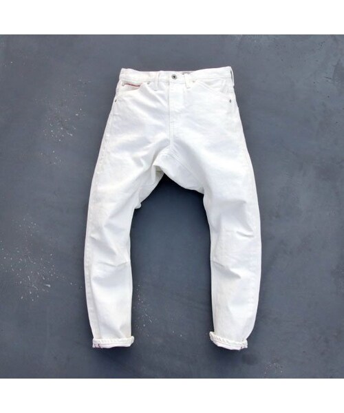 Audience（オーディエンス）の「[AUD3350] Upscape Audience 赤耳ホワイトデニムロークロッチアンクルパンツ（デニムパンツ・メンズ・その他）」の10枚目の写真