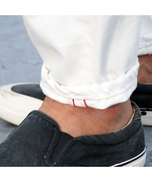 Audience（オーディエンス）の「[AUD3350] Upscape Audience 赤耳ホワイトデニムロークロッチアンクルパンツ（デニムパンツ・メンズ・その他）」の14枚目の写真