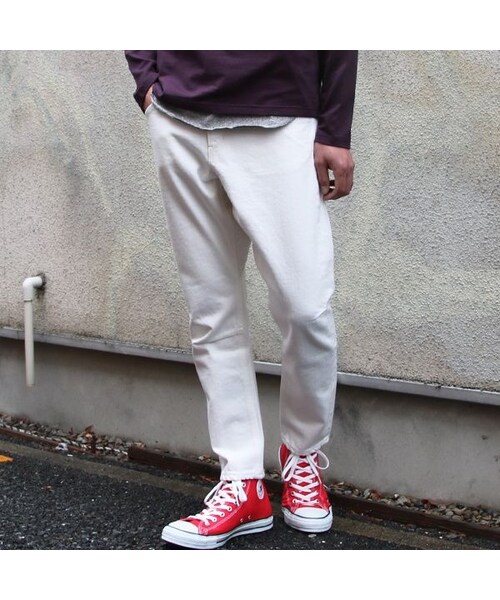 Audience（オーディエンス）の「[AUD3350] Upscape Audience 赤耳ホワイトデニムロークロッチアンクルパンツ（デニムパンツ・メンズ・その他）」の5枚目の写真