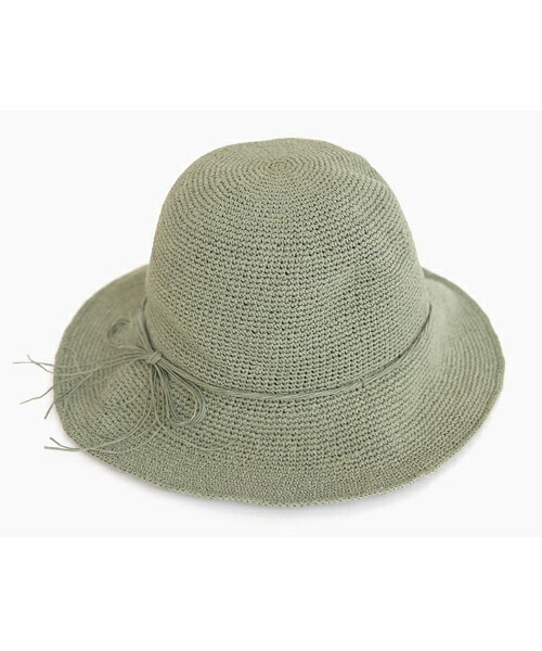 DHOLIC（ディーホリック）の「リボンストラップペーパーヤーハット（ハット・レディース・ココアグレー/ブラウン/カーキ/ネイビー/ライトベージュ/ピンク・FREE）」の5枚目の写真