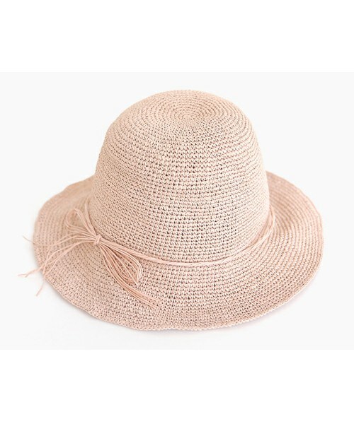 DHOLIC（ディーホリック）の「リボンストラップペーパーヤーハット（ハット・レディース・ココアグレー/ブラウン/カーキ/ネイビー/ライトベージュ/ピンク・FREE）」の2枚目の写真