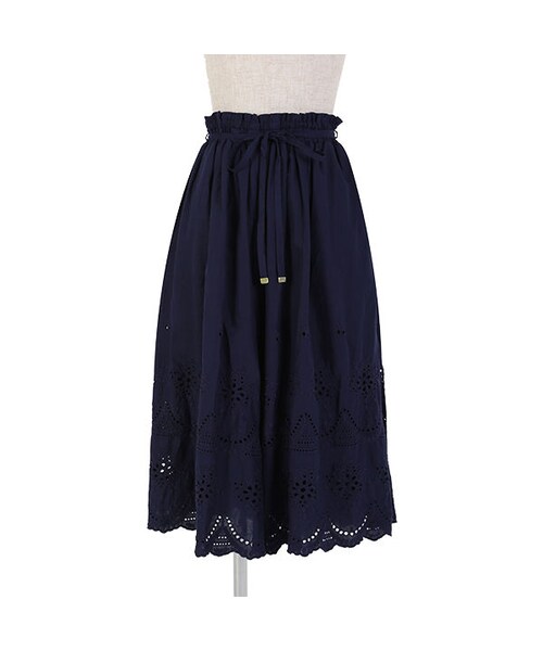 F i.n.t（フィント）の「コットンレースロングキュロット/F i.n.t（その他パンツ・レディース・その他）」の2枚目の写真