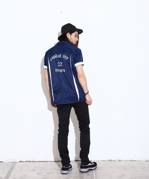 VIRGOwearworks（ヴァルゴウェアワークス）の「PONY BOY SHIRTS ボーリングシャツ（トップス・メンズ・WHITE/NAVY/BLACK・2/3/4）」の11枚目の写真
