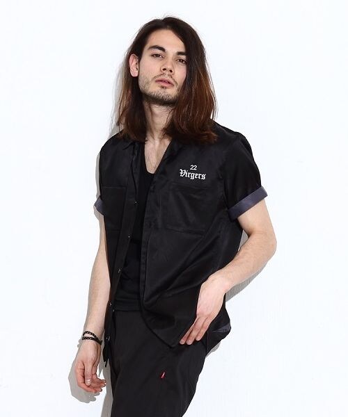 VIRGOwearworks（ヴァルゴウェアワークス）の「PONY BOY SHIRTS ボーリングシャツ（トップス・メンズ・WHITE/NAVY/BLACK・2/3/4）」の3枚目の写真