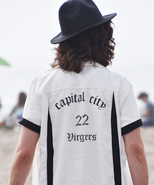 VIRGOwearworks（ヴァルゴウェアワークス）の「PONY BOY SHIRTS ボーリングシャツ（トップス・メンズ・WHITE/NAVY/BLACK・2/3/4）」の4枚目の写真