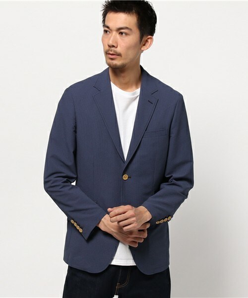 美品　メンズビギ ジャケット シアサッカージャケット MEN'S BIGI（メンズビギ）の「サマージャケット/シアサッカー
