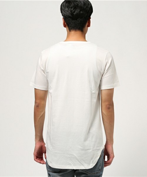 UNION STATION（ユニオンステーション）の「ロング半袖Tシャツ（Tシャツ/カットソー・メンズ・ホワイト・SMALL/MEDIUM/LARGE/LL）」の3枚目の写真