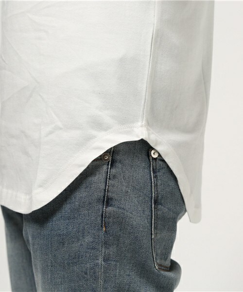 UNION STATION（ユニオンステーション）の「ロング半袖Tシャツ（Tシャツ/カットソー・メンズ・ホワイト・SMALL/MEDIUM/LARGE/LL）」の6枚目の写真