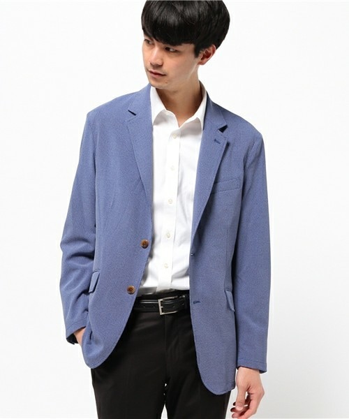 MEN'S BIGI(メンズビギ)の「ストレッチ エアリーサマージャケット/ビジネス&カジュアル(テーラードジャケット・メンズ・ブラック/ベージュ/ネイビー・SS/S/M/L)」の6枚目の写真