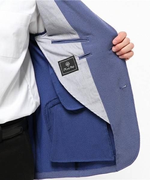 MEN'S BIGI(メンズビギ)の「ストレッチ エアリーサマージャケット/ビジネス&カジュアル(テーラードジャケット・メンズ・ブラック/ベージュ/ネイビー・SS/S/M/L)」の11枚目の写真