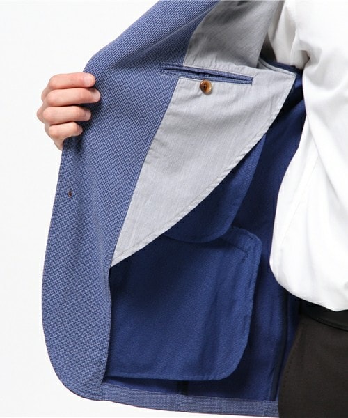 MEN'S BIGI(メンズビギ)の「ストレッチ エアリーサマージャケット/ビジネス&カジュアル(テーラードジャケット・メンズ・ブラック/ベージュ/ネイビー・SS/S/M/L)」の12枚目の写真
