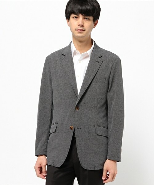 MEN'S BIGI(メンズビギ)の「ストレッチ エアリーサマージャケット/ビジネス&カジュアル(テーラードジャケット・メンズ・ブラック/ベージュ/ネイビー・SS/S/M/L)」の2枚目の写真