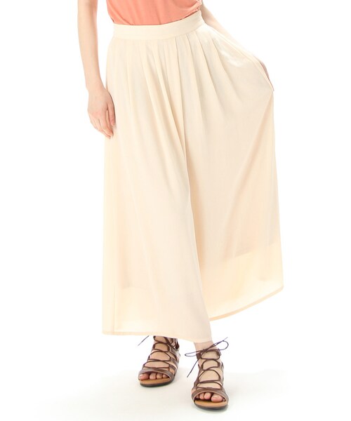 Honeys（ハニーズ）の「ロングスカーチョ（パンツ・スキニー・レディース・アイボリー/コン/サックス/ピンク/カーキ/オレンジ・Ｍ/Ｌ）」の2枚目の写真