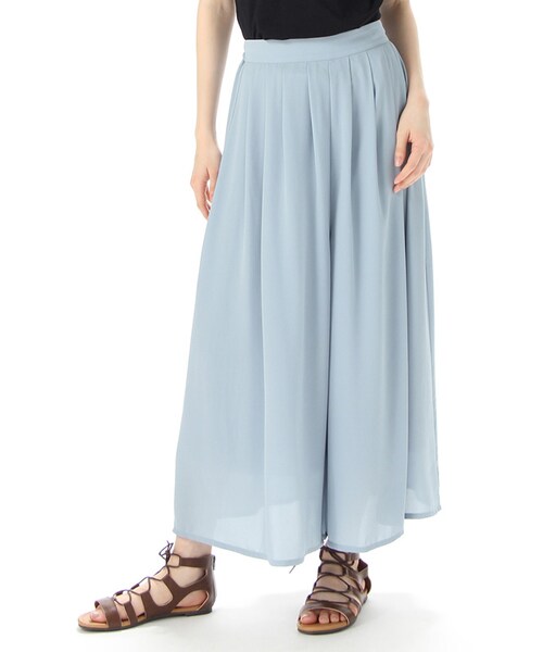 Honeys（ハニーズ）の「ロングスカーチョ（パンツ・スキニー・レディース・アイボリー/コン/サックス/ピンク/カーキ/オレンジ・Ｍ/Ｌ）」の4枚目の写真