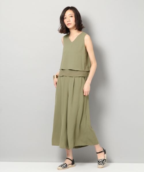 LOWRYS FARM(ローリーズファーム)の「ノースリーブ*スカンツ2P(ワンピース/ドレス・ブラック/カーキ・M/L)」の2枚目の写真