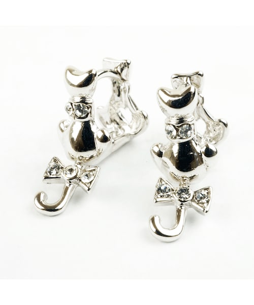 no brand（ノーブランド）の「両耳用（2個セット） ねこモチーフ