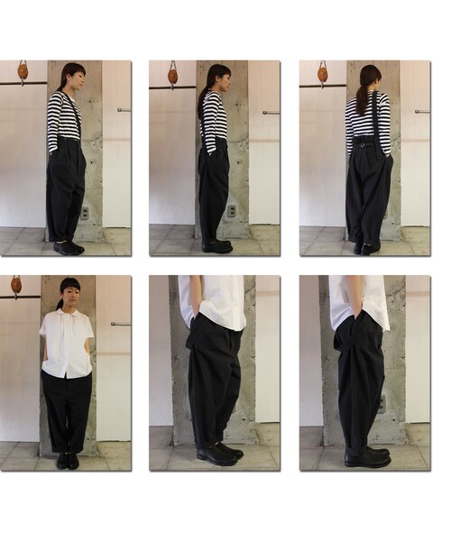 susuri（ススリ）フロッグパンツ　ブラック 再入荷** SUSURI ススリ フロッグパンツ ♯black 【送料無料