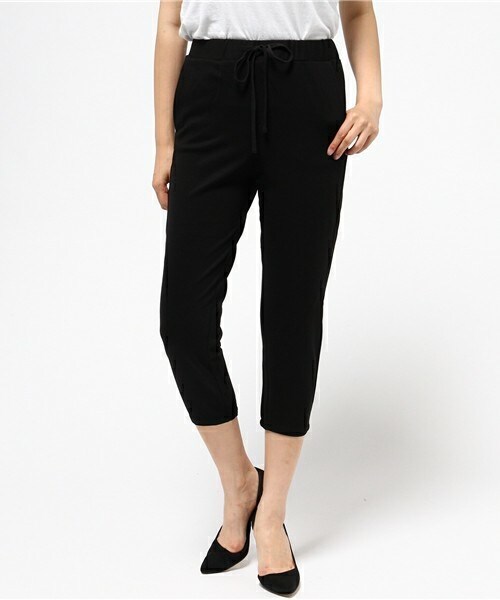 INTERPLANET WINGS（インタープラネットウィング）の「テーパードジャージパンツ（その他パンツ・レディース・ブラック/ブラック系その他/ブルー系その他・36/38）」の2枚目の写真