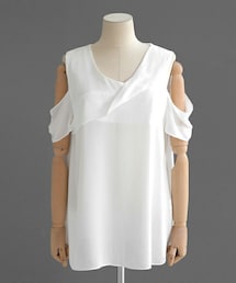 DHOLIC | ユニークオープンショルダーブラウス(シャツ/ブラウス)