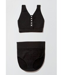 imvely | カーデ付きヘンリーネックビキニ(水着)