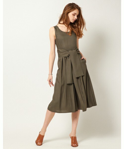 DRWCYS(ドロシーズ)の「レーヨンオールインワン(つなぎ/オールインワン・レディース・カーキ/ブラック/ホワイト/オレンジ・M)」の1枚目の写真