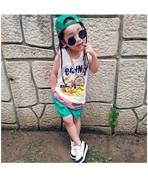 DDカラフルキャラクター ノースリーブタンクトップ 100cm 特別送料無料 タンクトップ レディース トップス ノースリーブ