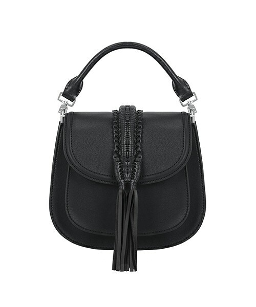 CHARLES & KEITH（チャールズ & キース）の「タッセルサドルバッグ（ショルダーバッグ・レディース・CREAM/BROWN/BLACK・M）」の2枚目の写真