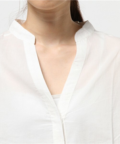 actuel（アクチュエル）の「ボリュームSLブラウス（シャツ/ブラウス・レディース・オフホワイト/モカ/ボルドー・FREE）」の7枚目の写真