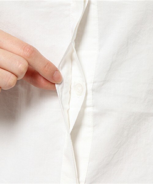 actuel（アクチュエル）の「ボリュームSLブラウス（シャツ/ブラウス・レディース・オフホワイト/モカ/ボルドー・FREE）」の10枚目の写真