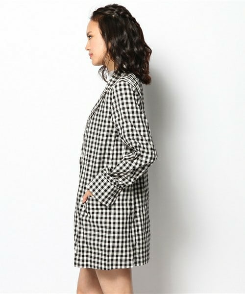 今年人気のブランド品や Aunt Marie's（アントマリーズ）の「【Aunt Marie's】ギンガム ジャケット・アウター