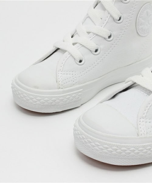CONVERSE(コンバース)の「キッズ ジュニア コンバース チャイルドオールスター ホワイト CONVERSE CHILD ALL STAR N WHITEPLUS Z HI 32711630(スニーカー・キッズ・ホワイト・16cm/18cm)」の5枚目の写真