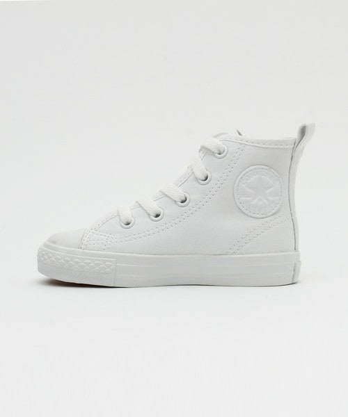 CONVERSE(コンバース)の「キッズ ジュニア コンバース チャイルドオールスター ホワイト CONVERSE CHILD ALL STAR N WHITEPLUS Z HI 32711630(スニーカー・キッズ・ホワイト・16cm/18cm)」の2枚目の写真
