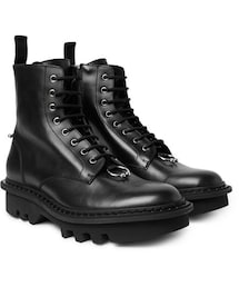 NEIL BARRETT | Pierced Punk Embellished Leather Boots(シューズ)