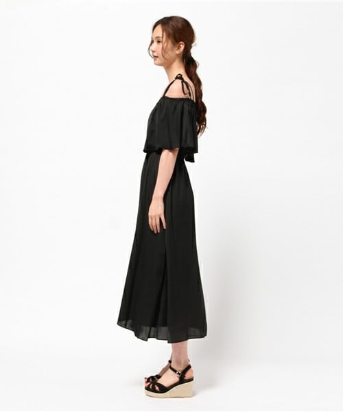 archives（アルシーヴ）の「オフショルダーワンピース（ワンピース・レディース・ブラック/ピンク/オレンジ・MEDIUM）」の5枚目の写真