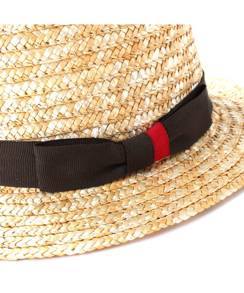 BOOFOOWOO（ブーフーウー）の「【Grin Buddy】リボン付きカンカンハット（その他・キッズ・ベージュ/ブラウン・54cm）」の7枚目の写真